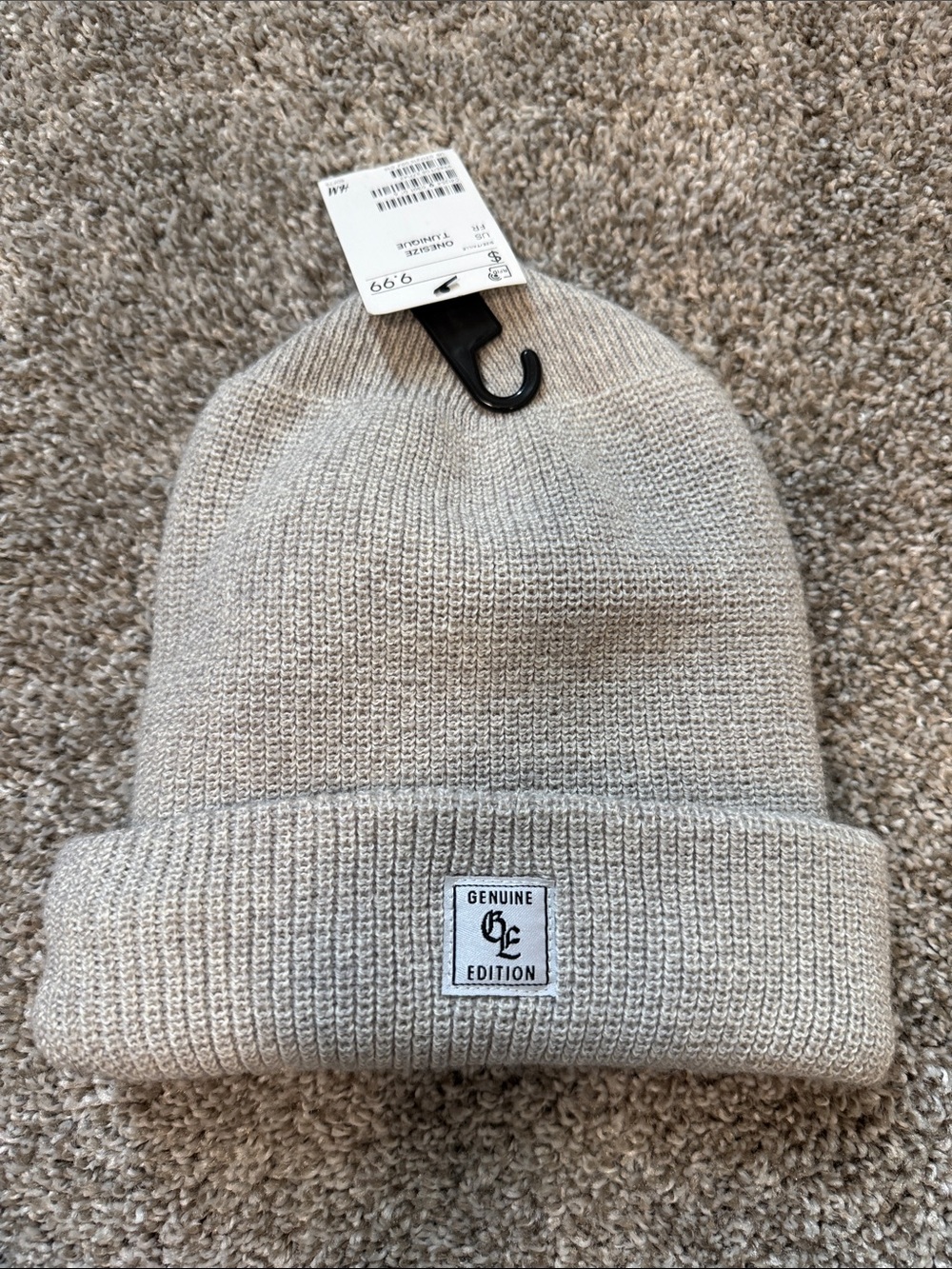 Genuine Edition Knit Beanie - gray beige